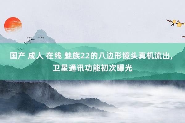 国产 成人 在线 魅族22的八边形镜头真机流出， 卫星通讯功能初次曝光